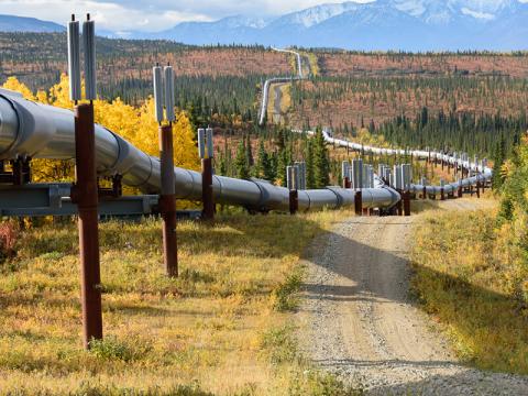 IMAGE: Pipeline through the mountains