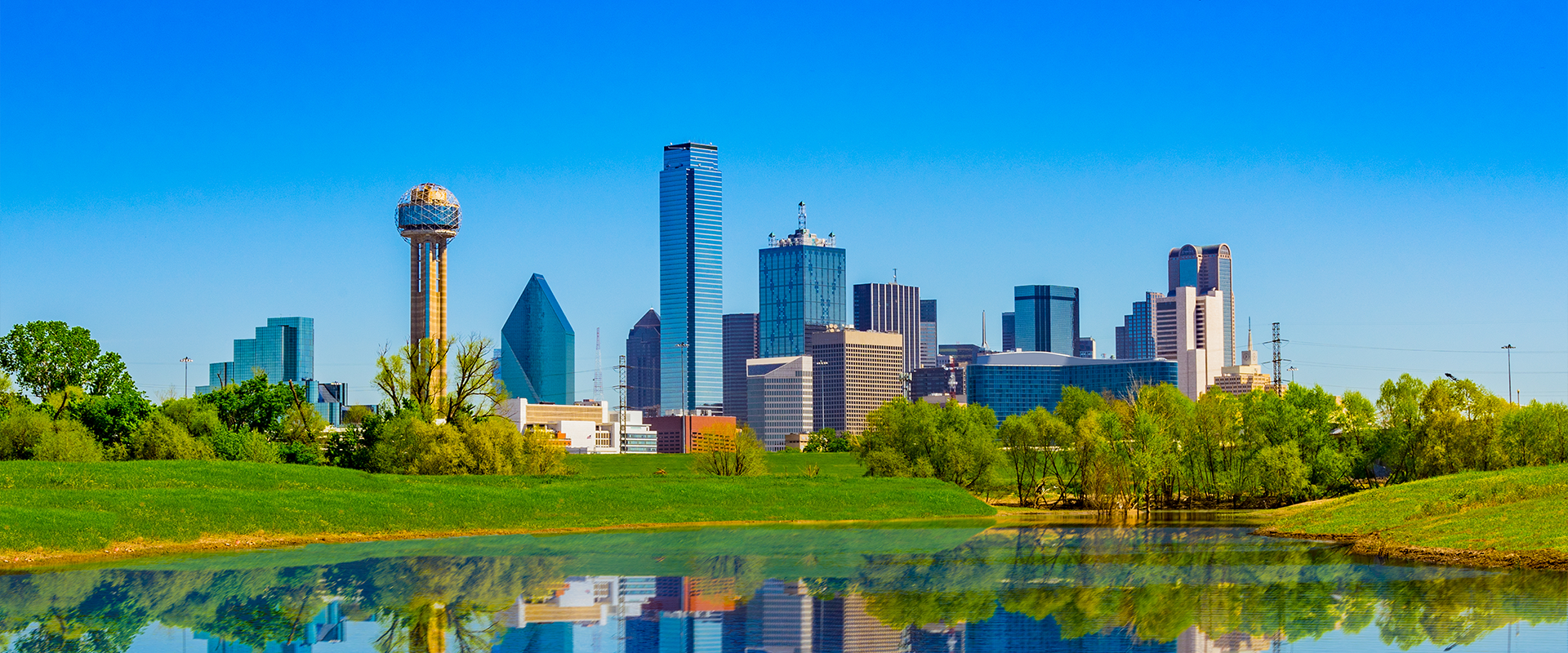 Bracewell Dallas office page banner image, which shows the skyline of Dallas.