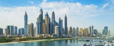 Skyline of Dubai