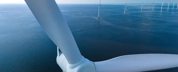 Windmills in the ocean